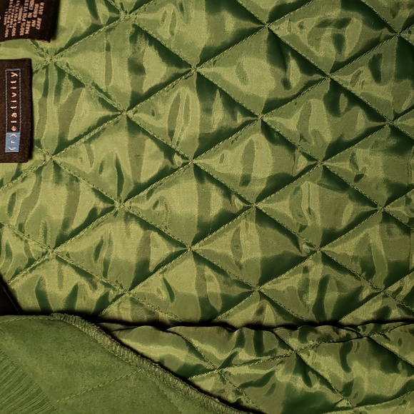 Relativity quilted Green Women's vest Jacket - Picture 12 of 13